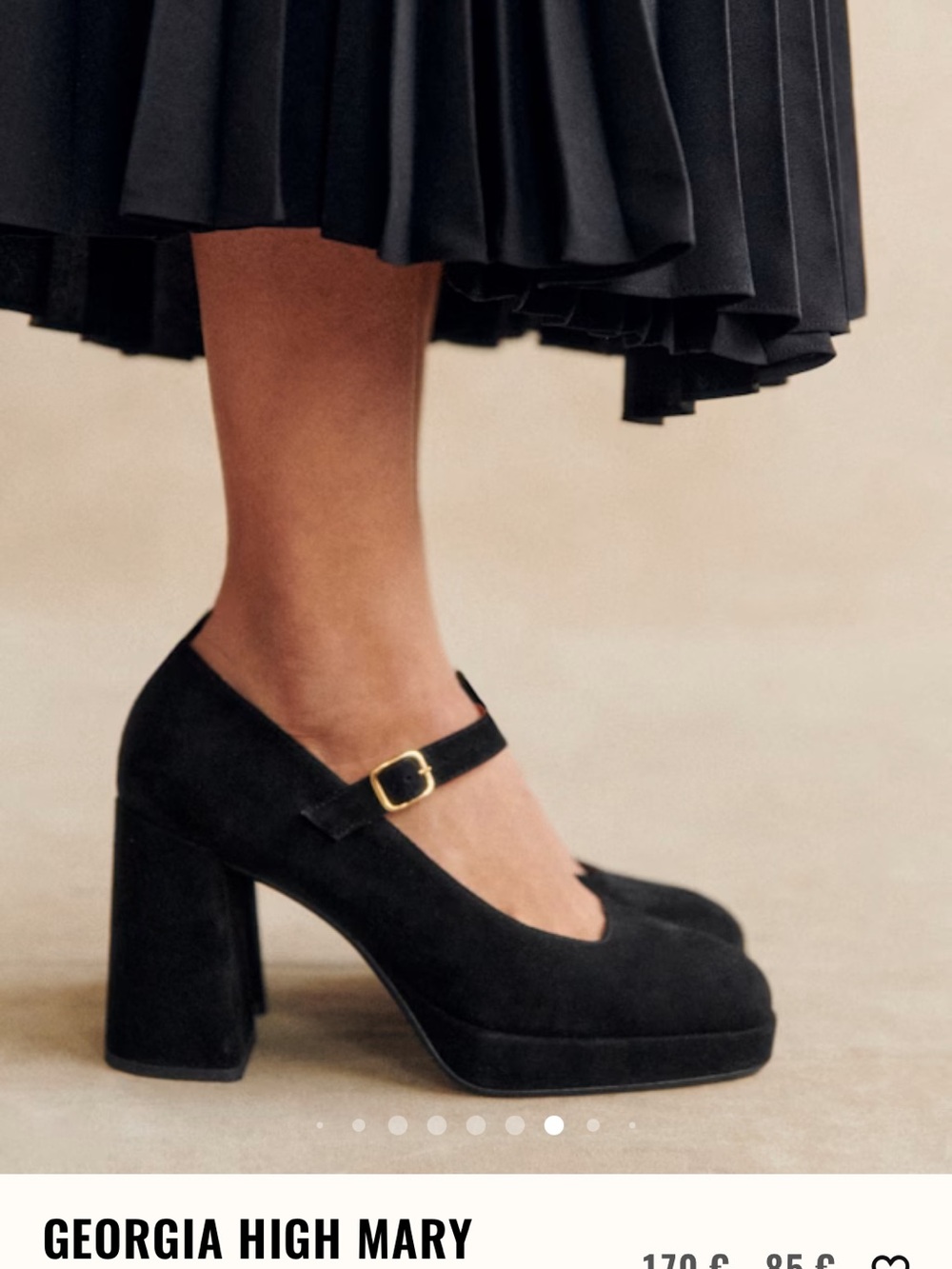 Sezane Georgia High Mary Janes